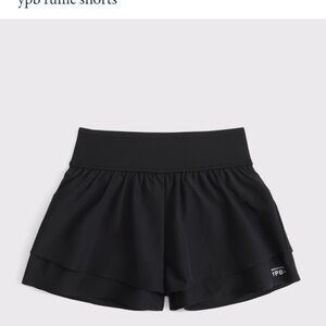 Abercrombie Kids Black Ruffle Shorts Girls 11 12 years NEW